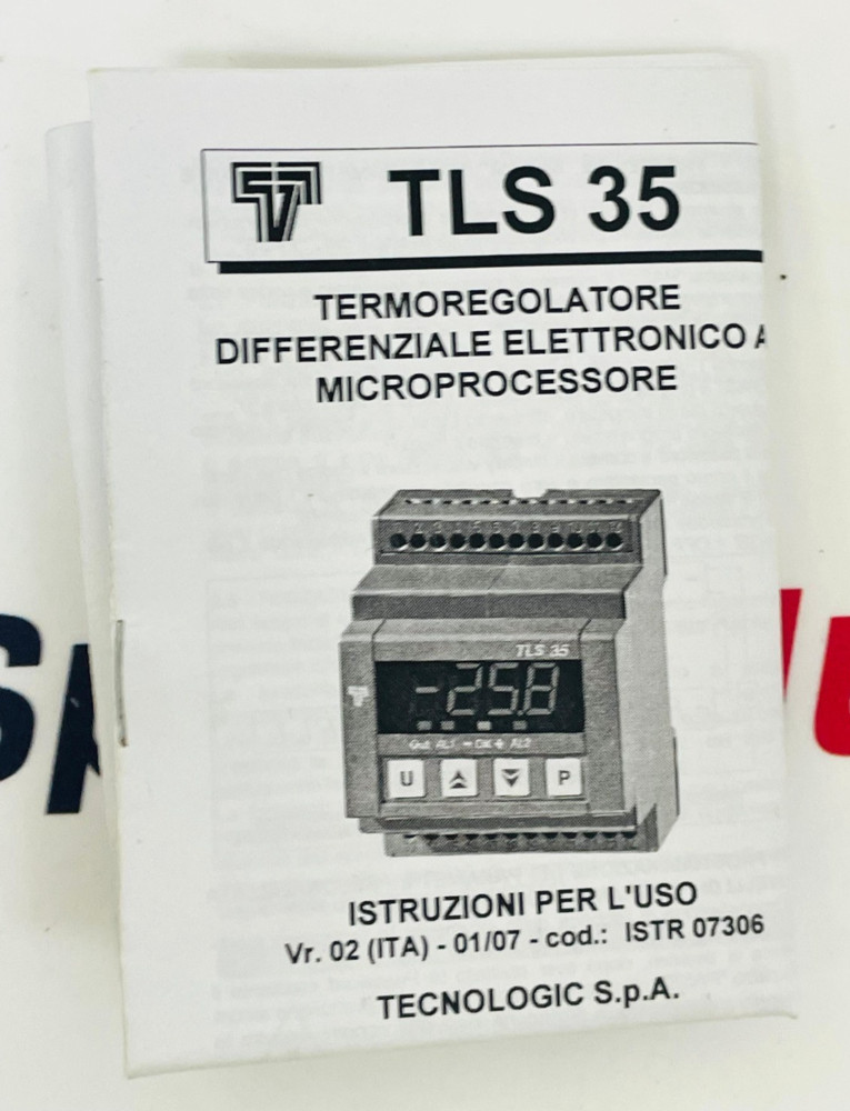 TECNOLOGIC TLS35 HRR---- Temperature Controller