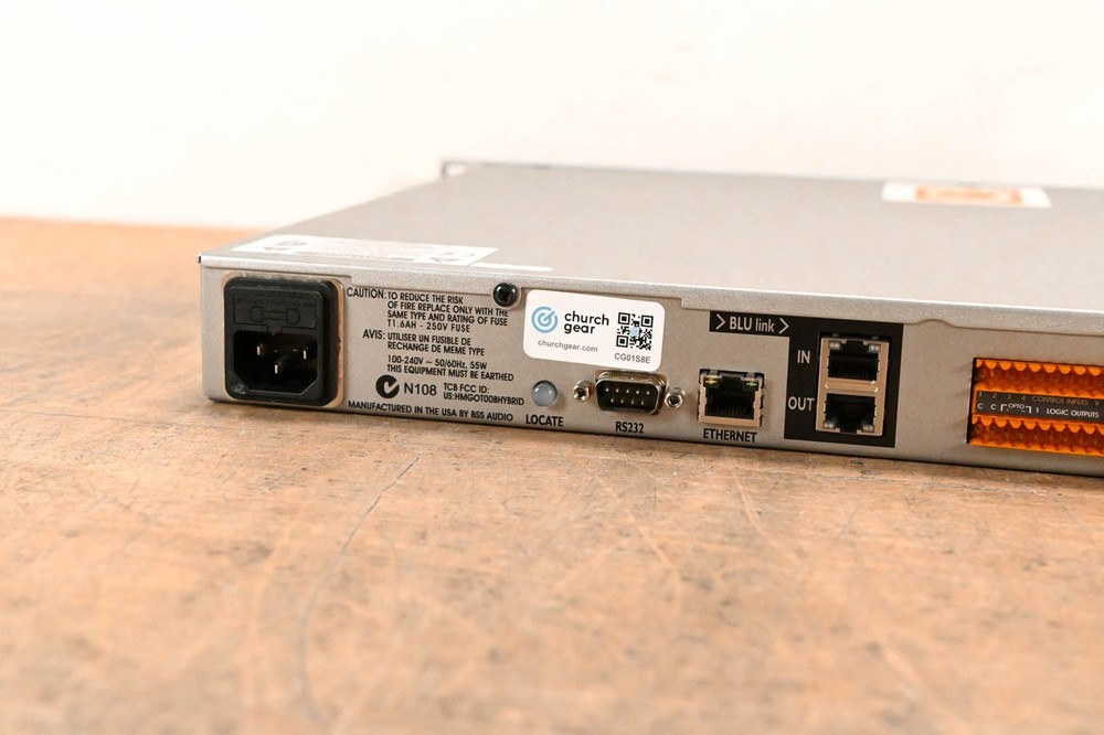 BSS London BLU-160 Networked Signal Processor CG01S8E