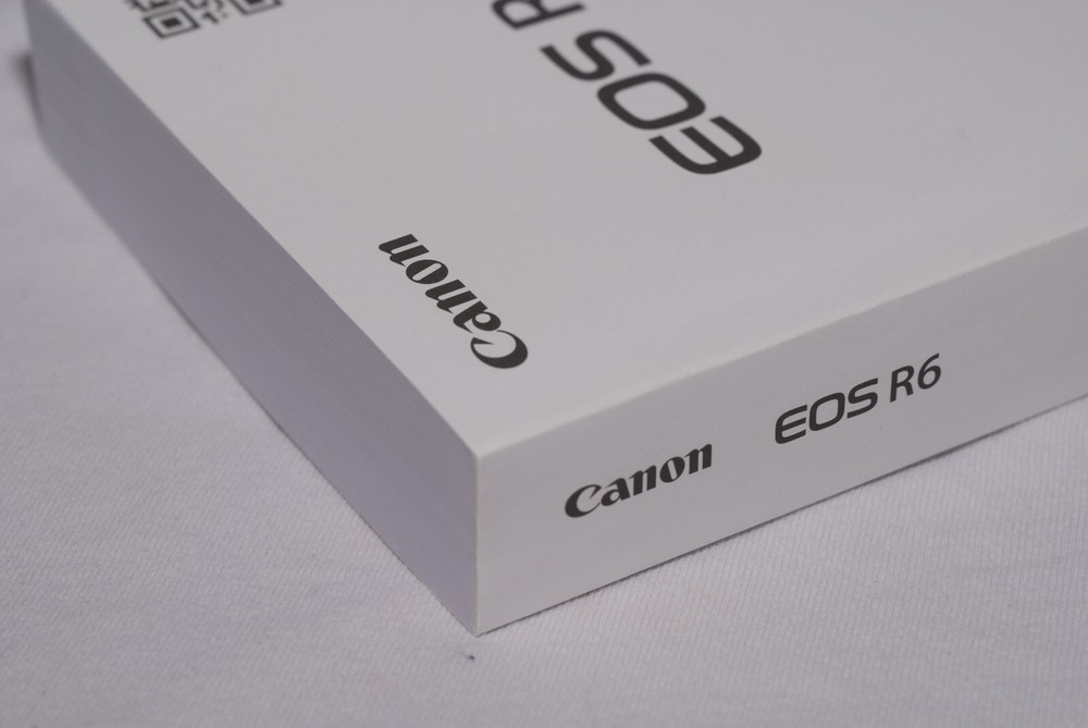 Canon EOS R6 Instruction Manual Open Box