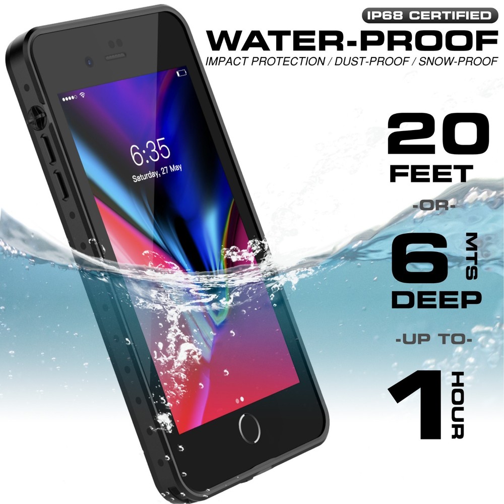 For Apple iPhone 7 / 8 Plus Waterproof Case Shockproof Built-in Screen Protector