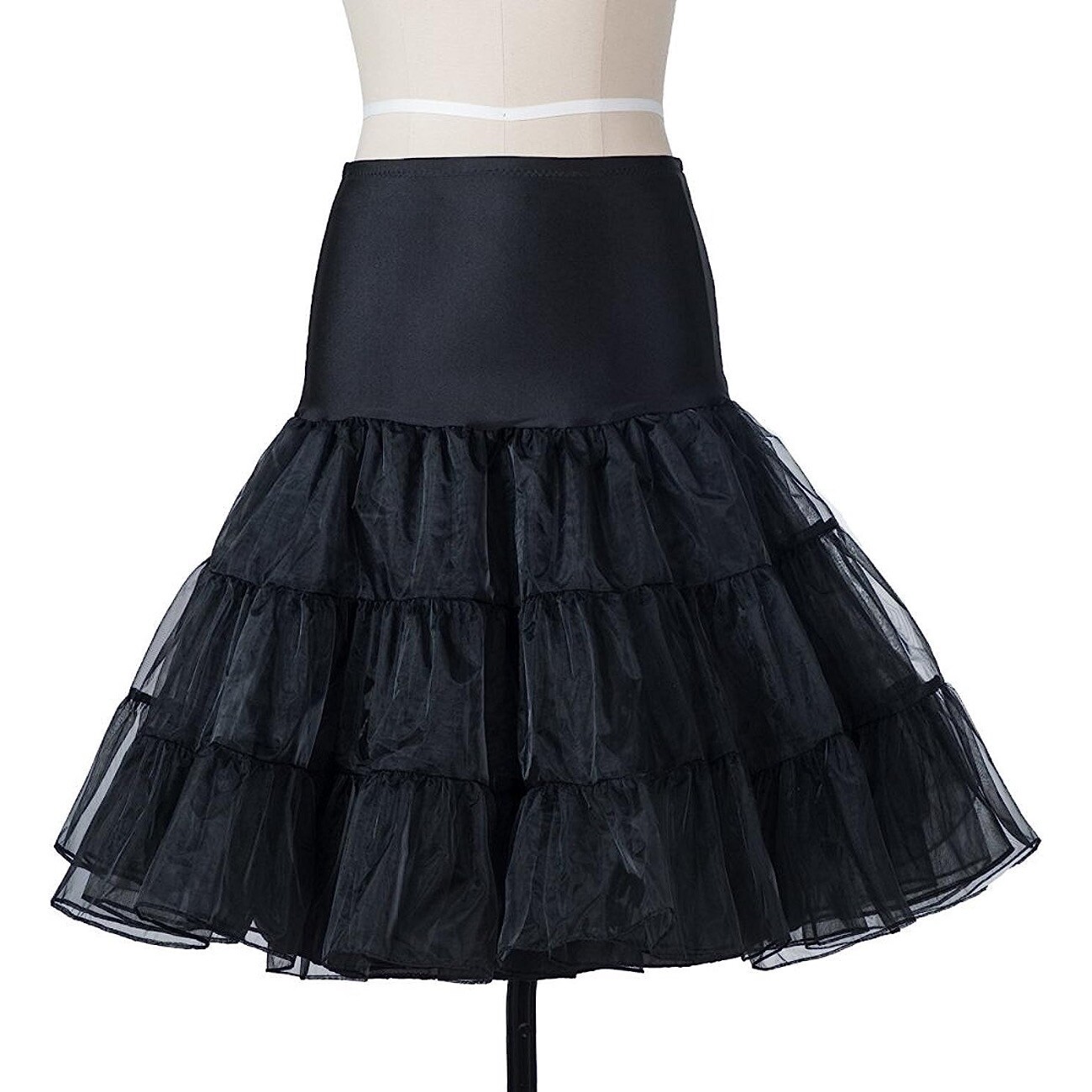 Underskirt Women A-line Crinoline Half Slips 26" Swing Vintage Petticoat Skirt