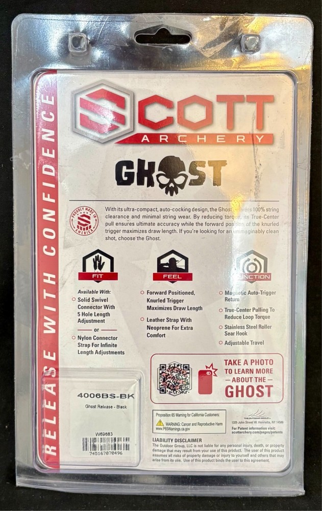 Scott Archery Ghost Buckle Strap Trigger Release - Return Item