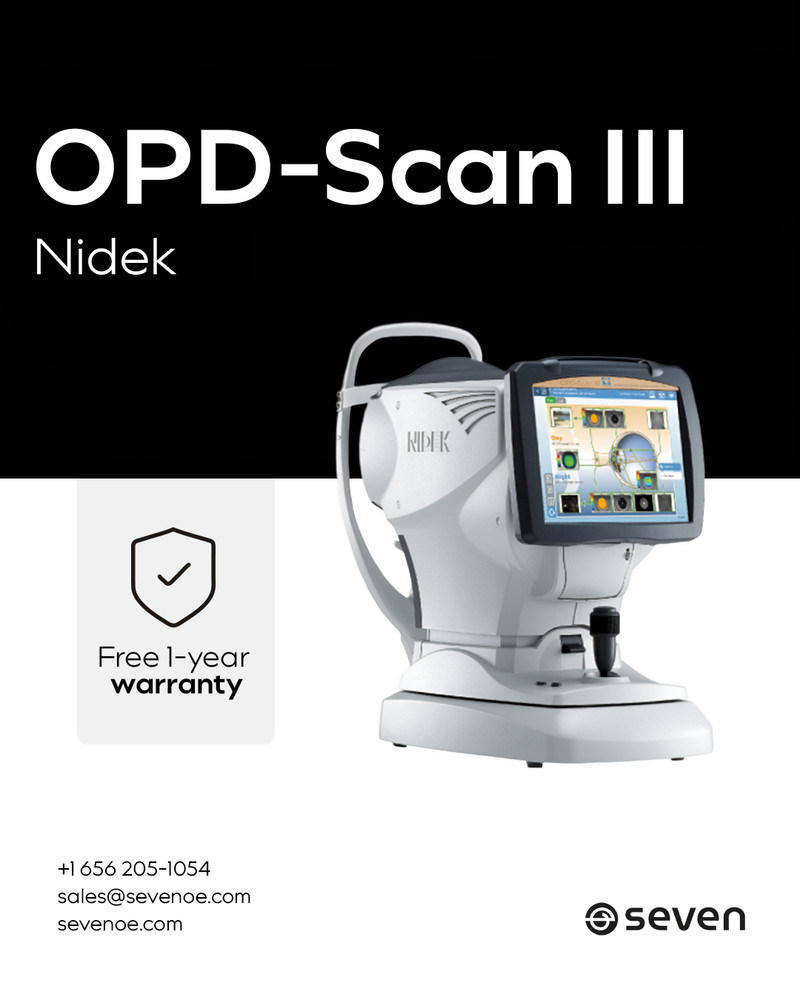 Nidek OPD-Scan III Refractive Power Corneal Analyzer
