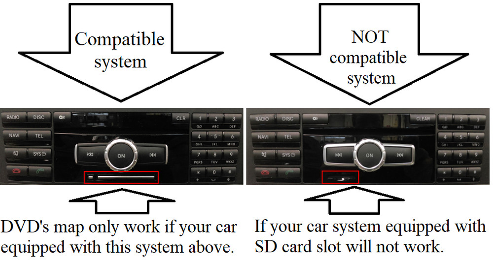 2010 2011 Mercedes E-Class E350 E550 E63 Sedan Coupe Navigation DVD Map Update