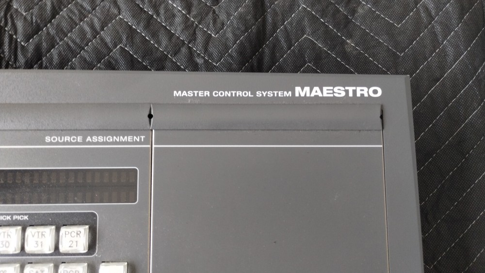Grass Valley Group MAESTRO Video Production Center Master Control System Panel