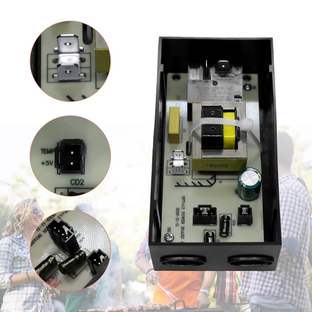 9907160013 Power Circuit Board Replacement Part Compatible with Masterbuilt D...