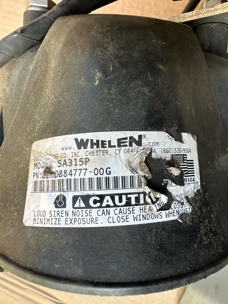 WHELEN SPEAKER MODEL: SA135P 100W TESTED