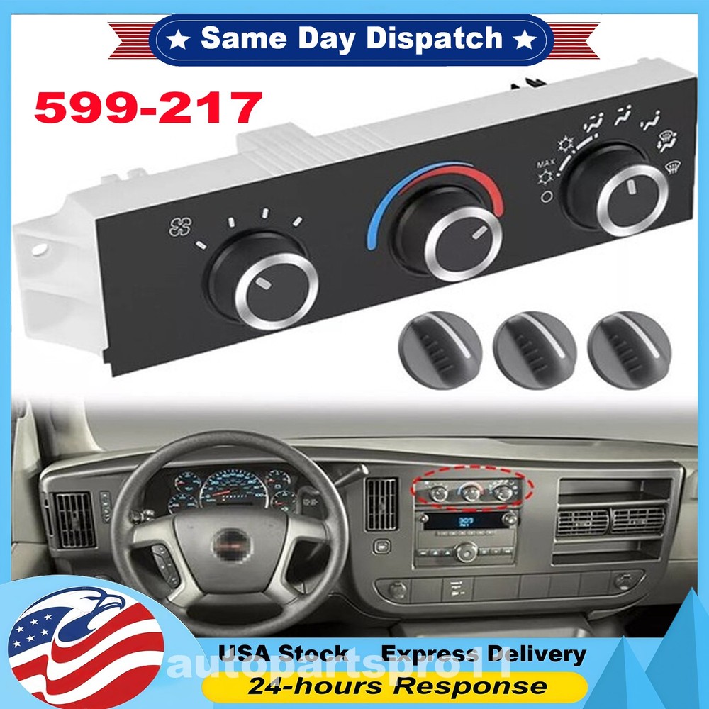 599-217 Climate Control Module For Dorman Chevy GMC Van 96-20 Express Ventur