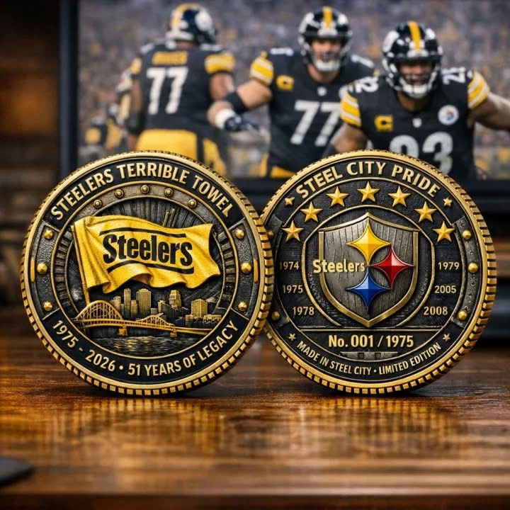 Pittsburgh Steelers 51 Years Commemorative Coin