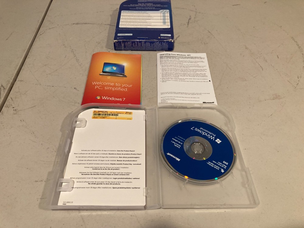 Microsoft Windows 7 Professional 32/64 Bit Full Version for Windows