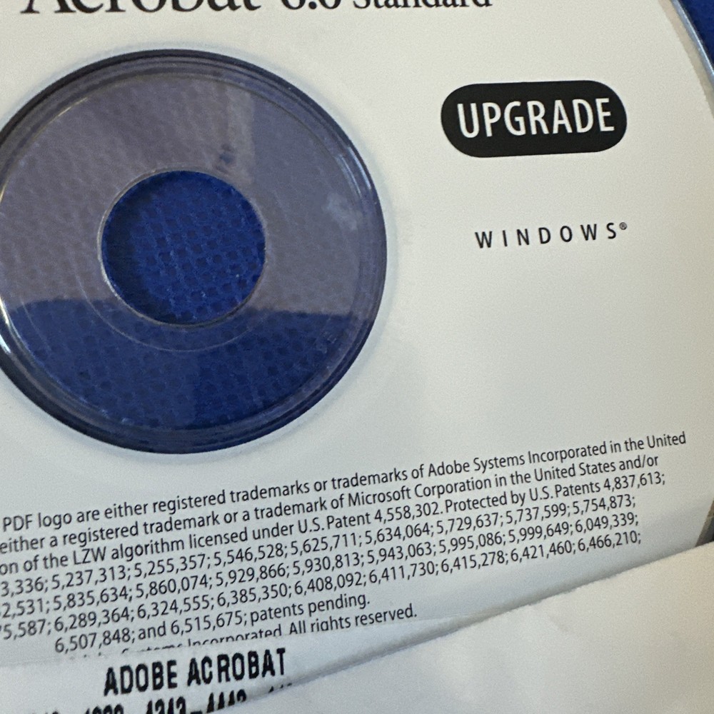 Adobe Acrobat 6.0 Standard for Windows PC