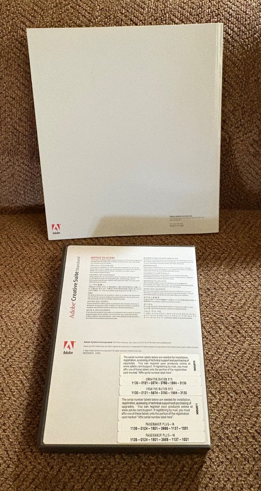 Adobe Creative Suite Standard Macintosh