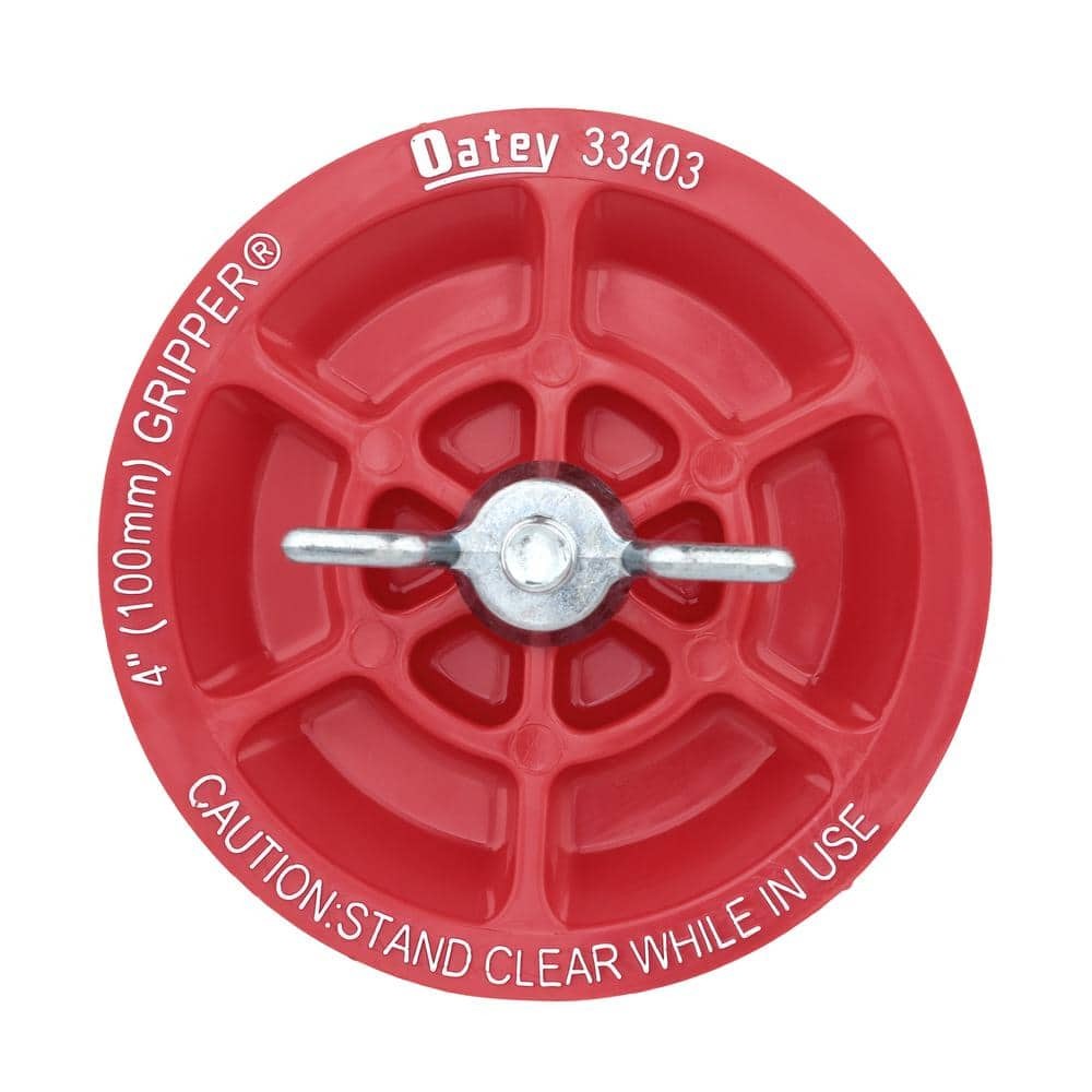 Gripper 4 In. Plastic Mechanical Test Pipe Plug