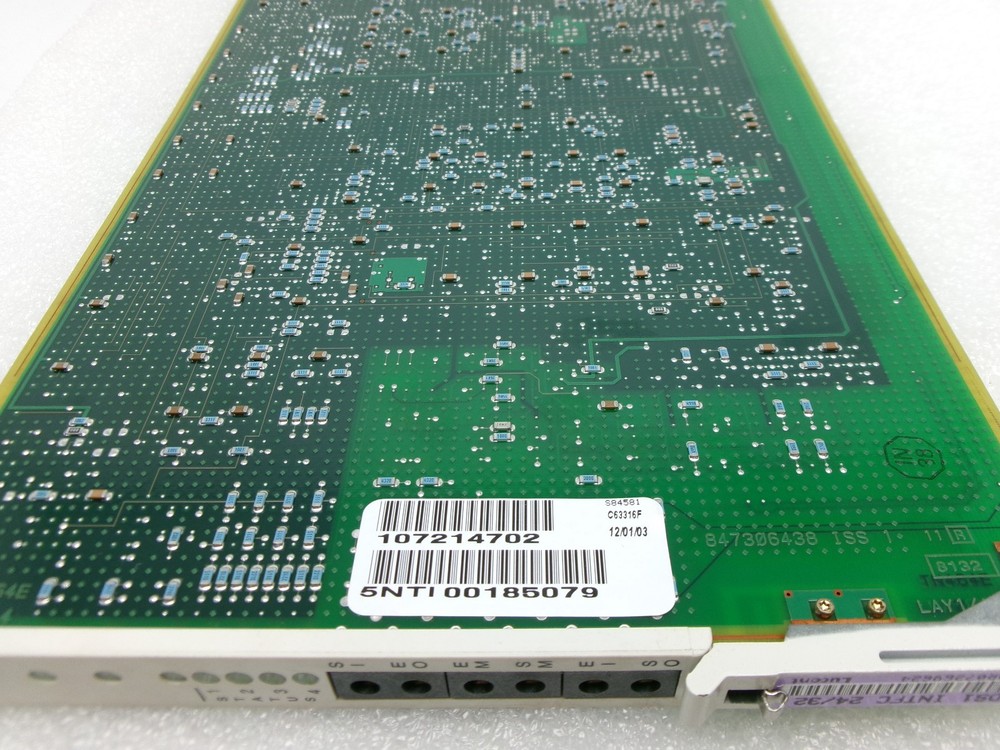 LUCENT TN464F DS1 INTFC 24/32 V16 INTERFACE CARD #534B