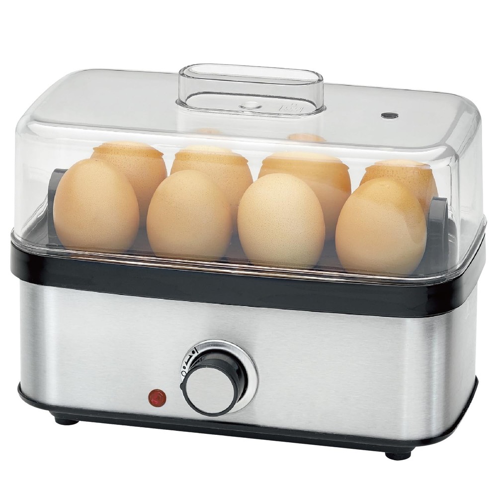 Egg Cooker Rapid – 8 Egg Capacity for Hard Boiled Eggs, Soft boiled egg, Poac...