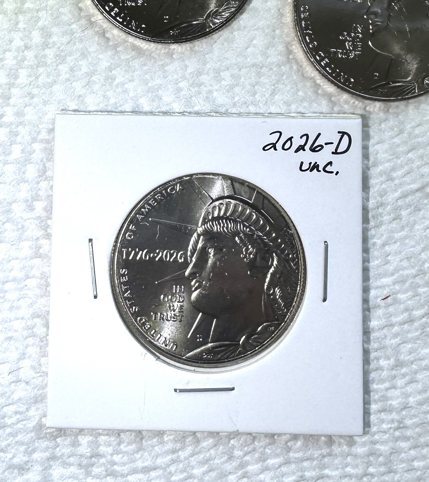 2026 D Enduring Liberty Half Dollar Coin FREE SHIP in Flip SHIPS NOW SemiQ BU