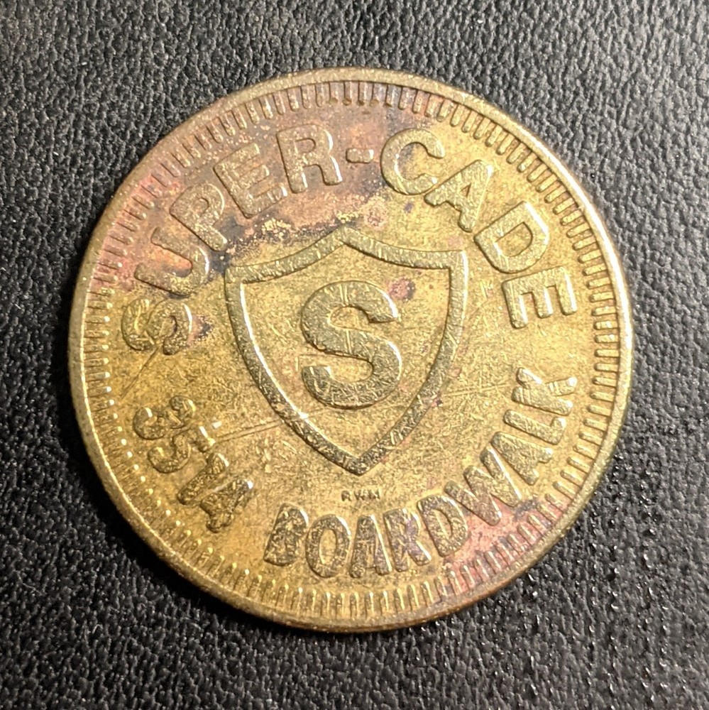 Super-cade S Shield - Arcade Game Token