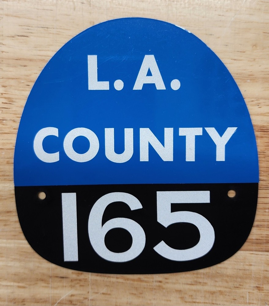 LA COUNTY 165 FIRE HELMET SHIELD