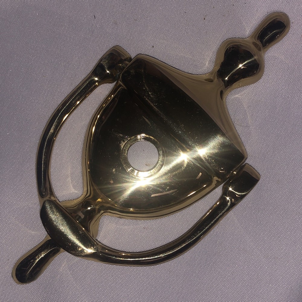 Brass Door Knocker With Viewer New in Pack Brainerd 657XC