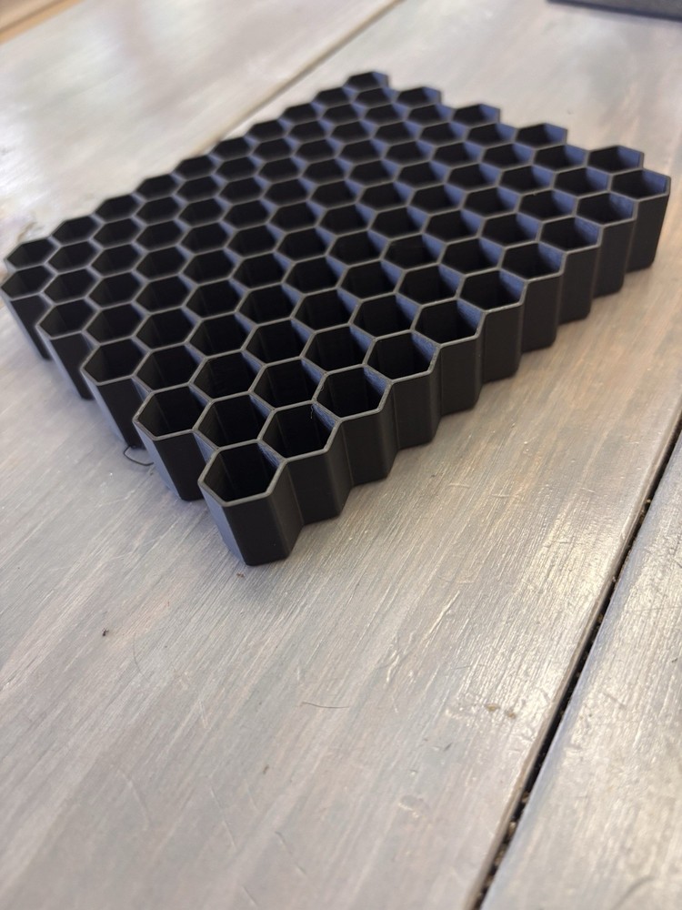 Bullet Tray Reloading Block .308 Hexagonal Honey Comb Storage 100rd