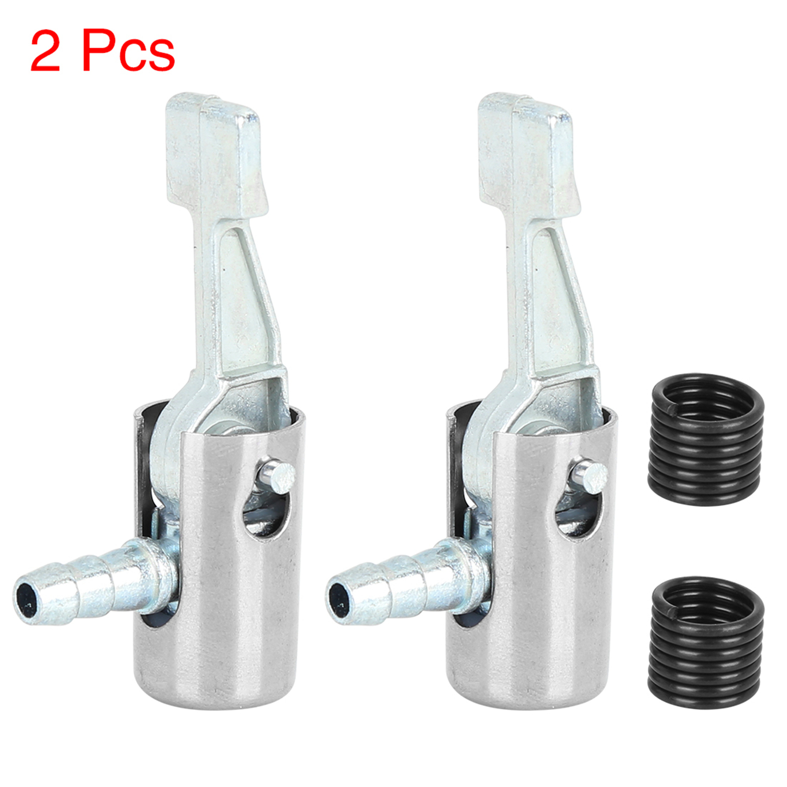 6mm Air Tire Chuck Inflator Pump Hose Adapter Valve Connector for Car Bike 2pc