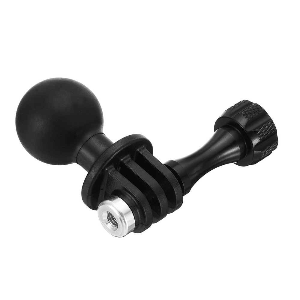 Action Camera Ball Mount Adapter Rotating Ball Head Mount Black