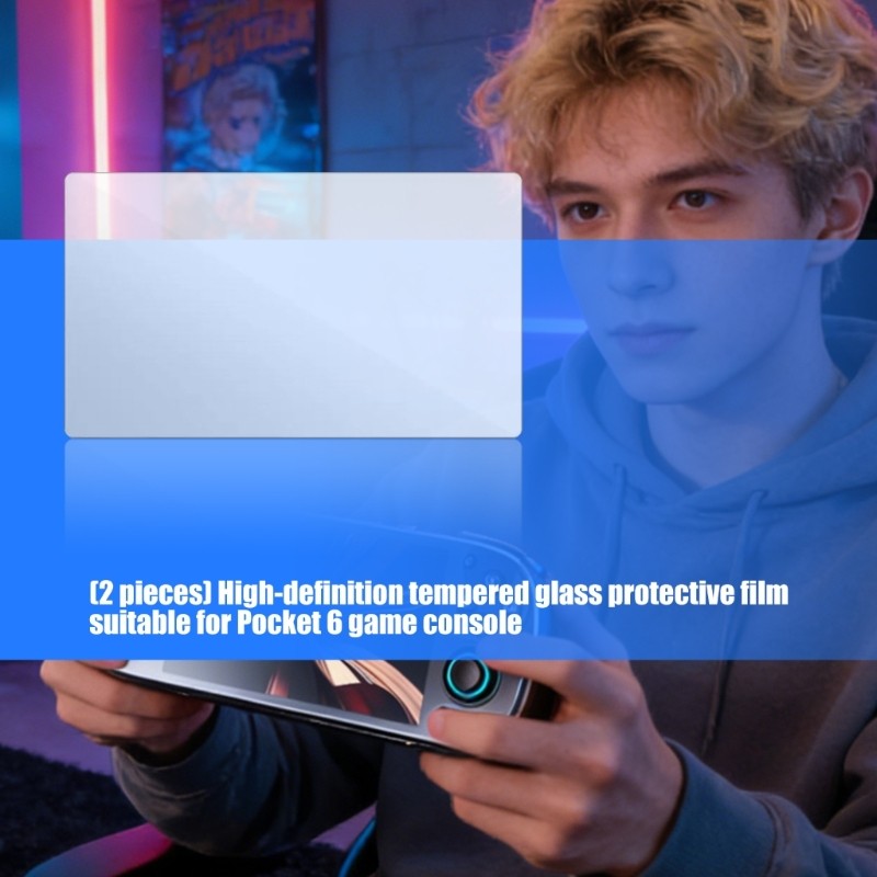 2pcs Tempered Film Console Screen Protector Scratchproof for Retroid Pocket 6