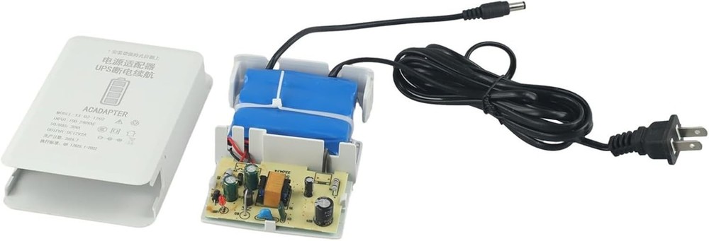 DC 12V-2A Mini UPS Battery Backup Interface with 6000mAh Capacity for WiFi, Rout