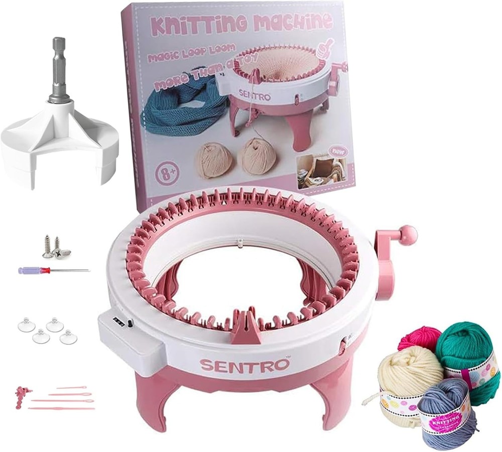 Smart Weaving Loom with Electric Adapter - 48 Needles