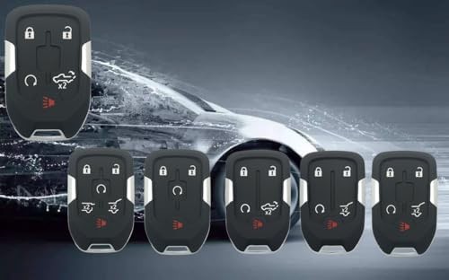 5 Button Replacement Keyless Entry Key Fob Cover fit for Chevy 5 Button-a