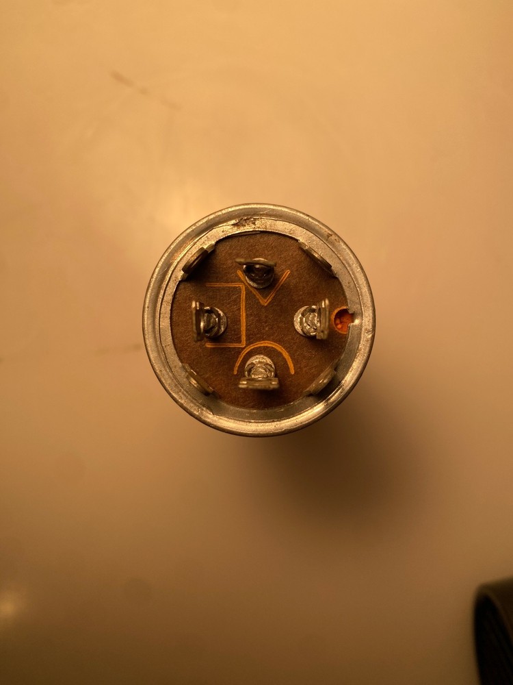 cornell dubilier capacitor vintage- ELECTROLYTIC CAN