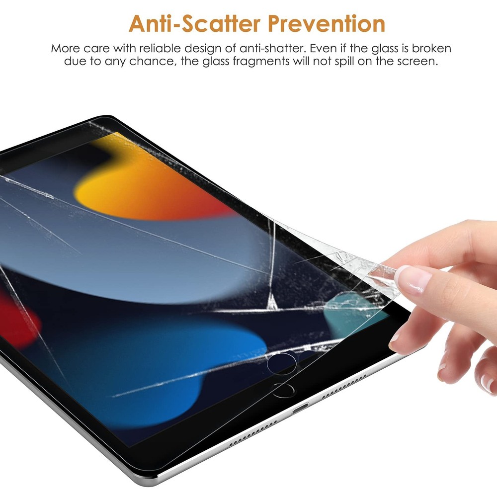 Screen Protector [2-Pack] Compatible with iPad 10.2 2021/2020/2019 (9th/8th/7...