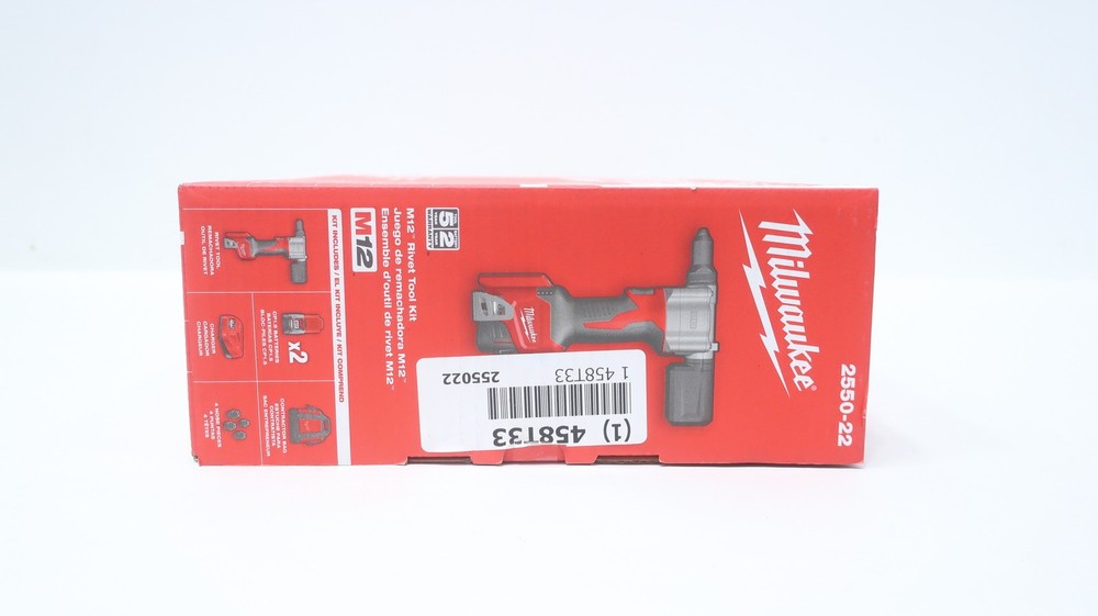 Milwaukee 2550-22 M12 Rivet Tool Kit