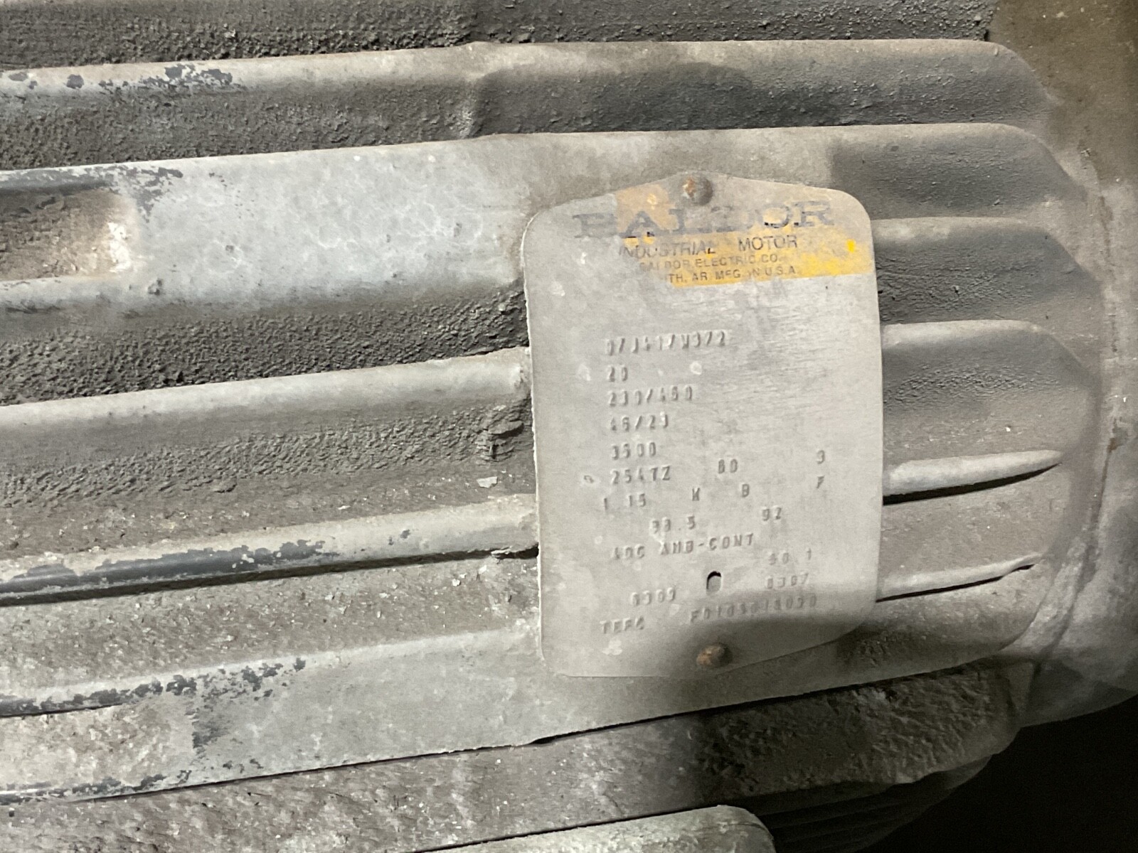 Spencer Turbine 3020-H Centrifugal Blower 20 HP 3Ph 850 CFM #61BB