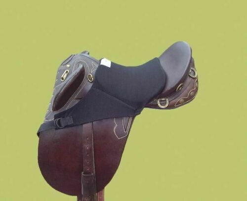 CASHEL TUSH CUSHION Aussie Style Saddle Seat Pad Australian Black Trail Riding