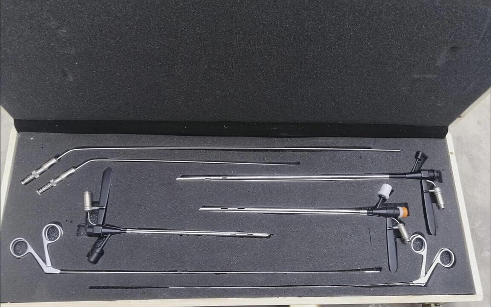 rigid bronchoscope set. new