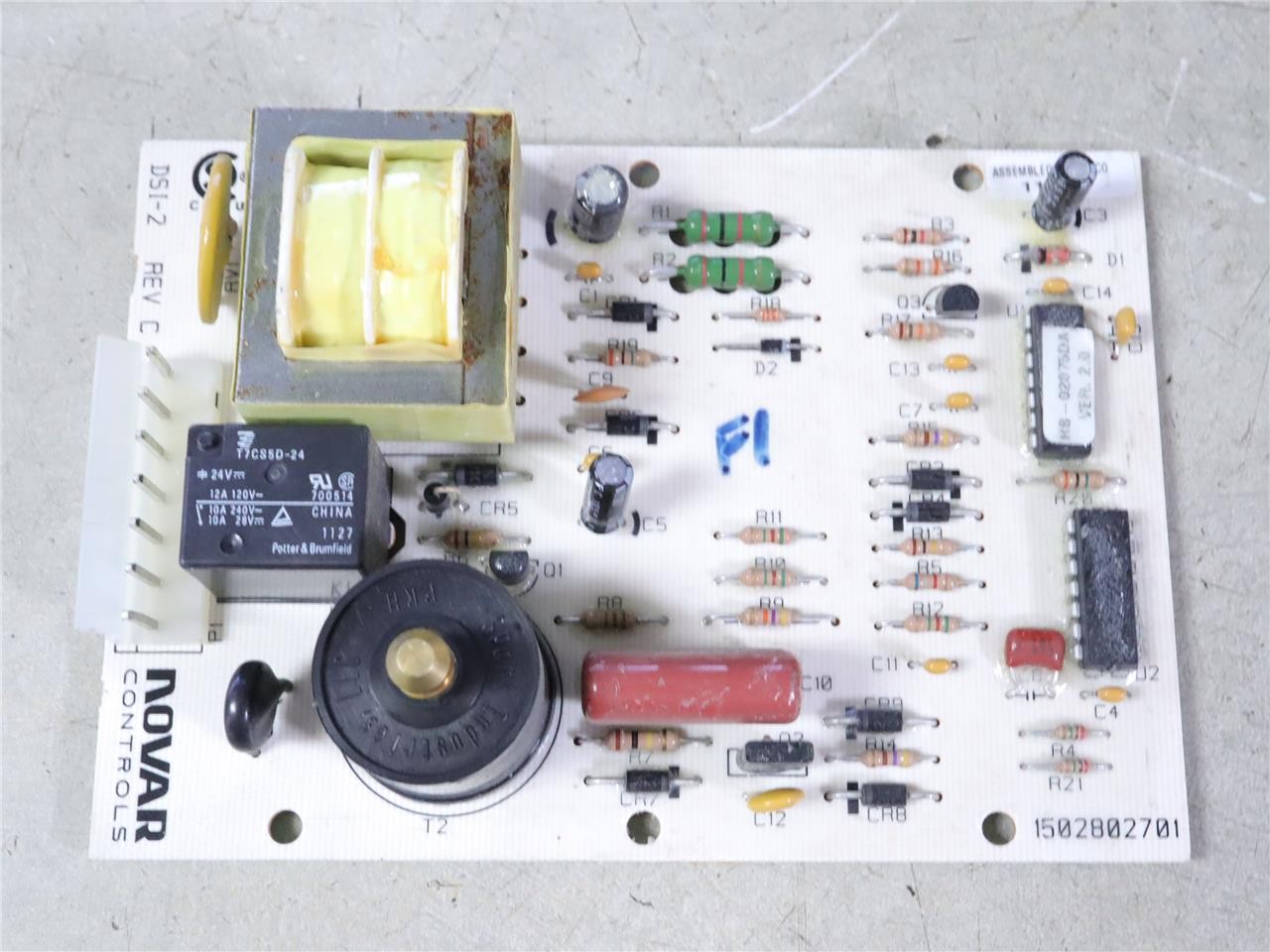 NOVAR Controls DSI-2 REV. C Hayward Pool Heater Control Board 1502802701