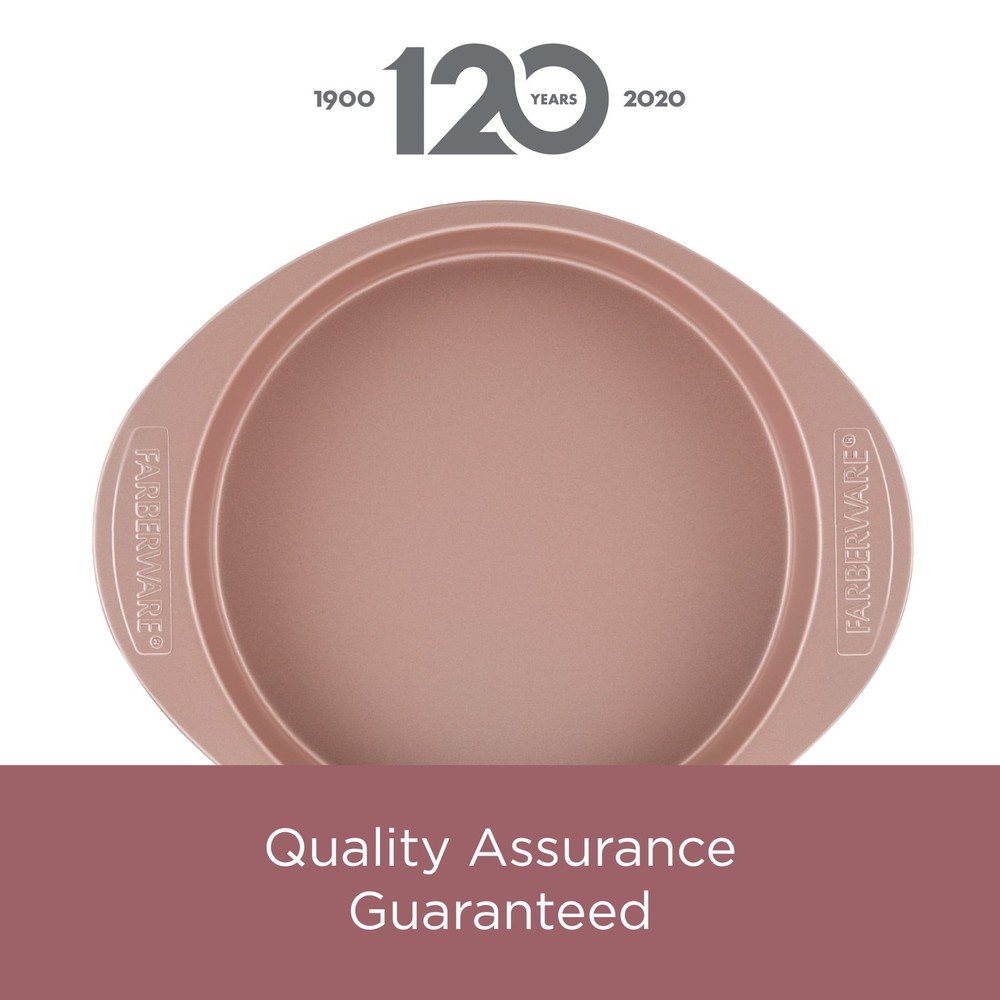 4 Piece Rose Gold Bakeware Set Nonstick W/ Dishwasher Safe & Stackable