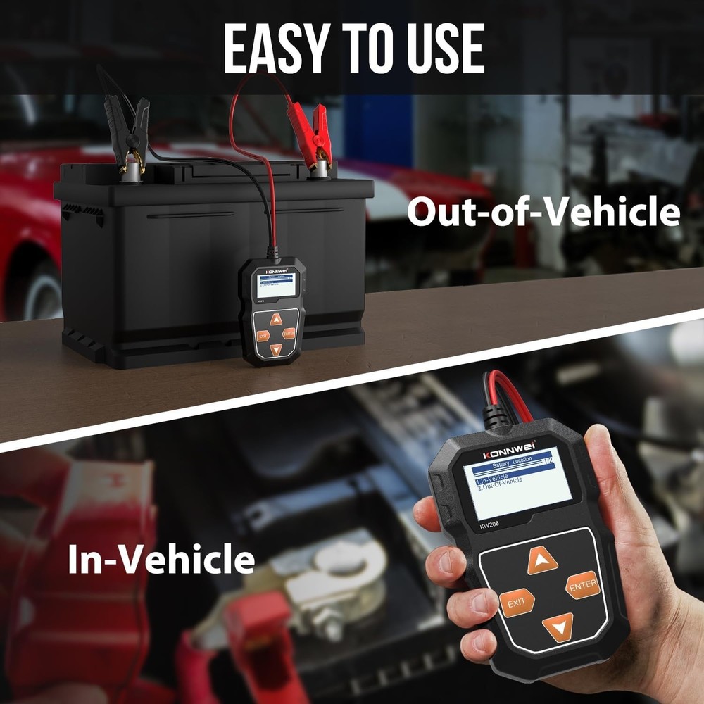 Digital Battery Analyzer for Vehicles
