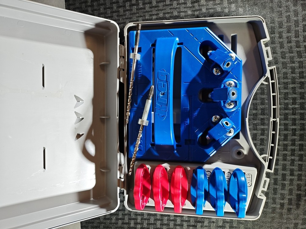 Tool - Kreg - Deck Jig Kit - Both 5/16 Blue & 1/4 Red Spacers