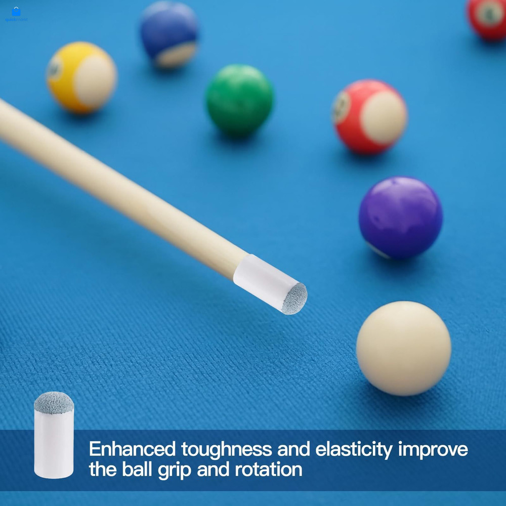 lyforx 30pcs Slip On Pool Cue Tips Replacement Billiard 5