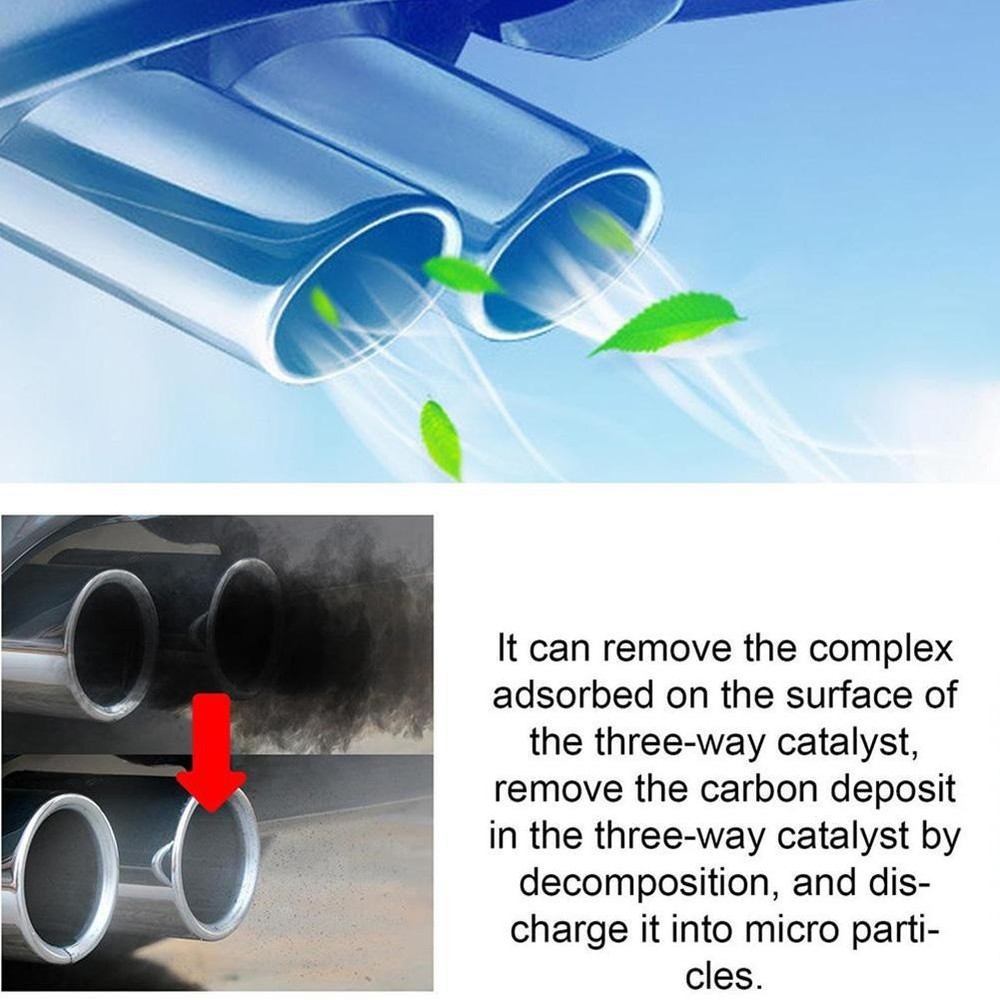 3PCS Car Vehicle Engine Catalytic Converter Cleaner Deep Cleaning Multipurpose🚀