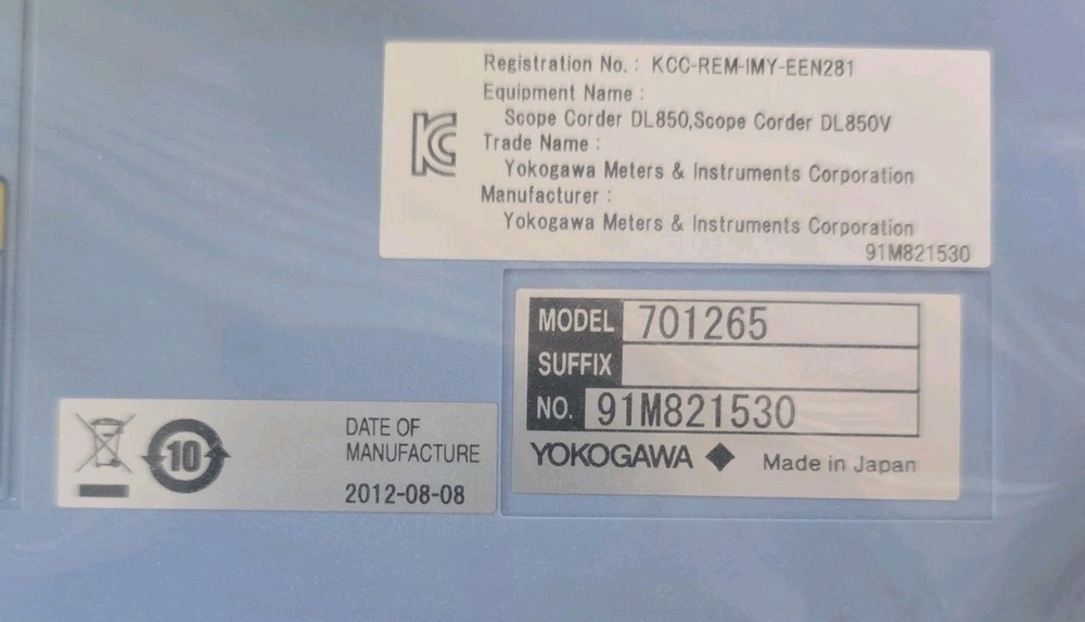 Yokogawa 701265 Temperature , High Precision Voltage Isolation Module