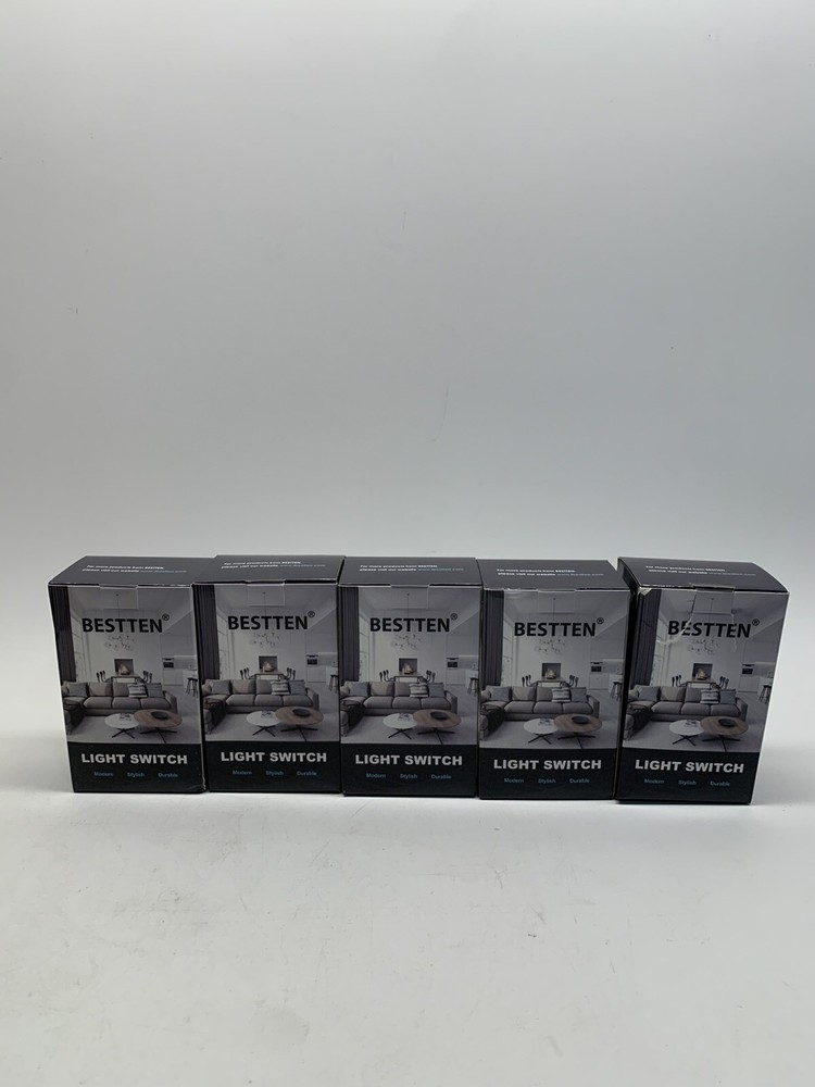 [10 Pack] BESTTEN Dimmer Wall Light Switch, Compatible with Dimmable LED, CFL...
