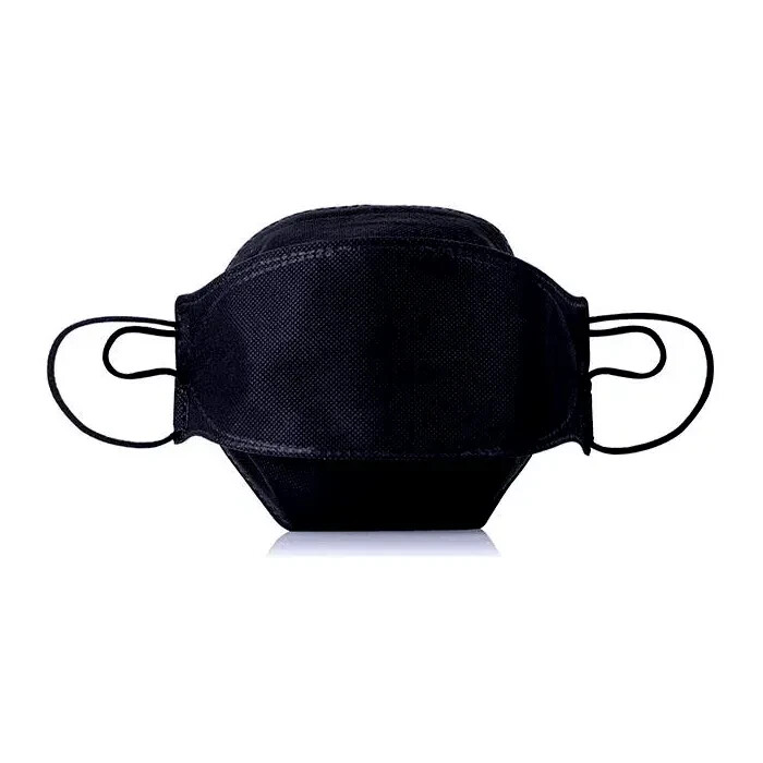 LG Airwasher KF94 Disposable Face Mask Black Breathable Reusable 4-Ply 10 Pack