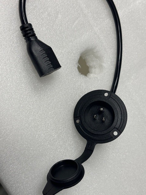 For Club Car Precedent Charger Port Cover Plate Adapter Lithium + 120V Plug Gen3