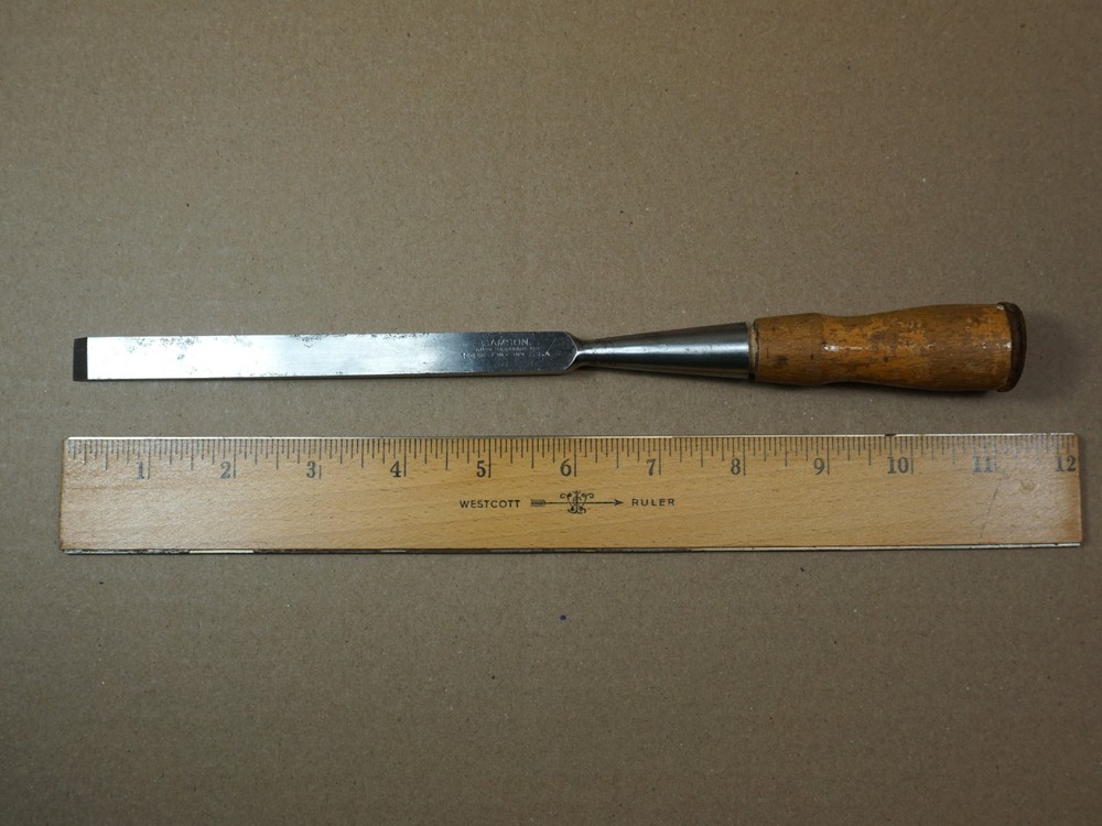 Vintage Samson Union Hardware 1/2" Socket Firmer Chisel