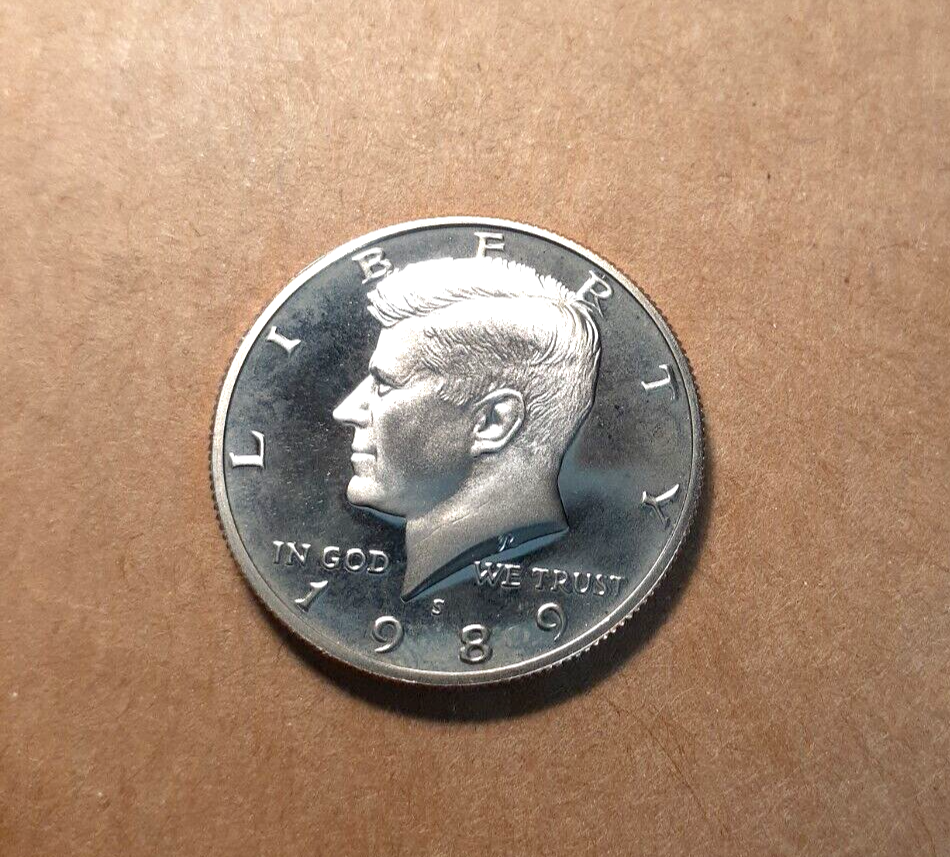 1989 S KENNEDY HALF DOLLAR PROOF