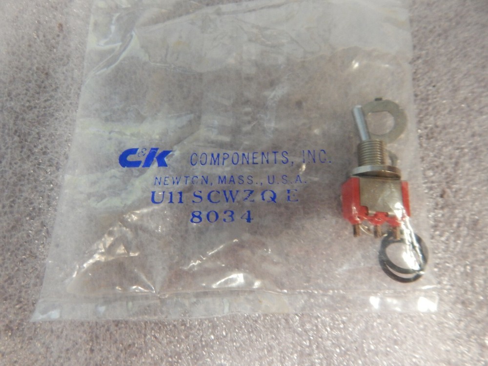 PN# U11SCWZQE - C&K SWITCH, TOGGLE