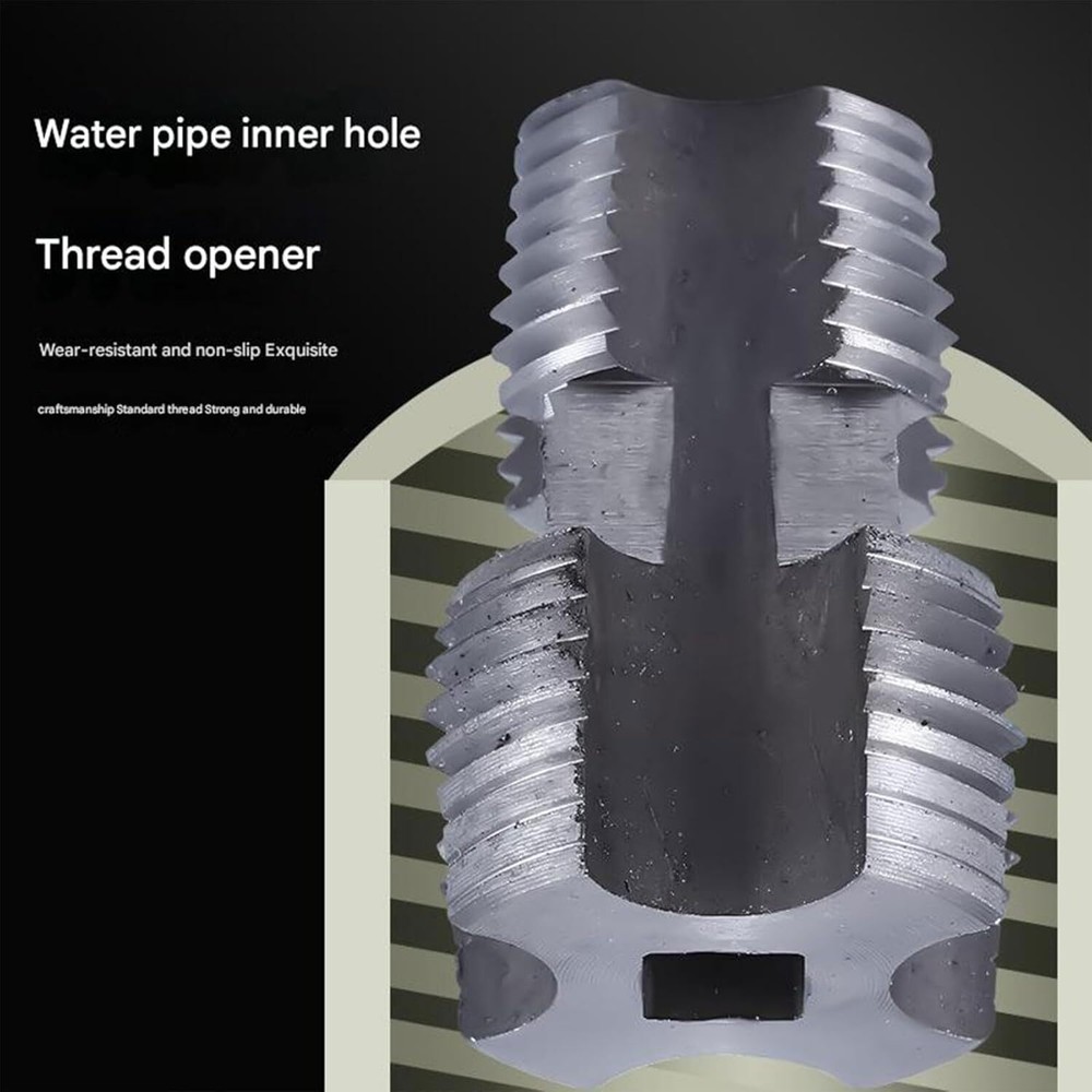 4 Points 6 Points Water Pipe Internal Thread Opener PVC Plastic Pipe Thread Tap